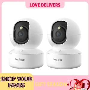 BoyKeep 2-Pack 360° 5G WiFi Pet & Baby Security Cameras