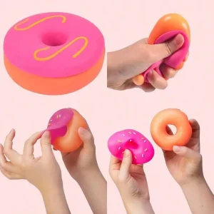 Squeezy Donut Soft Silicone Sensory Stress Relief Toy